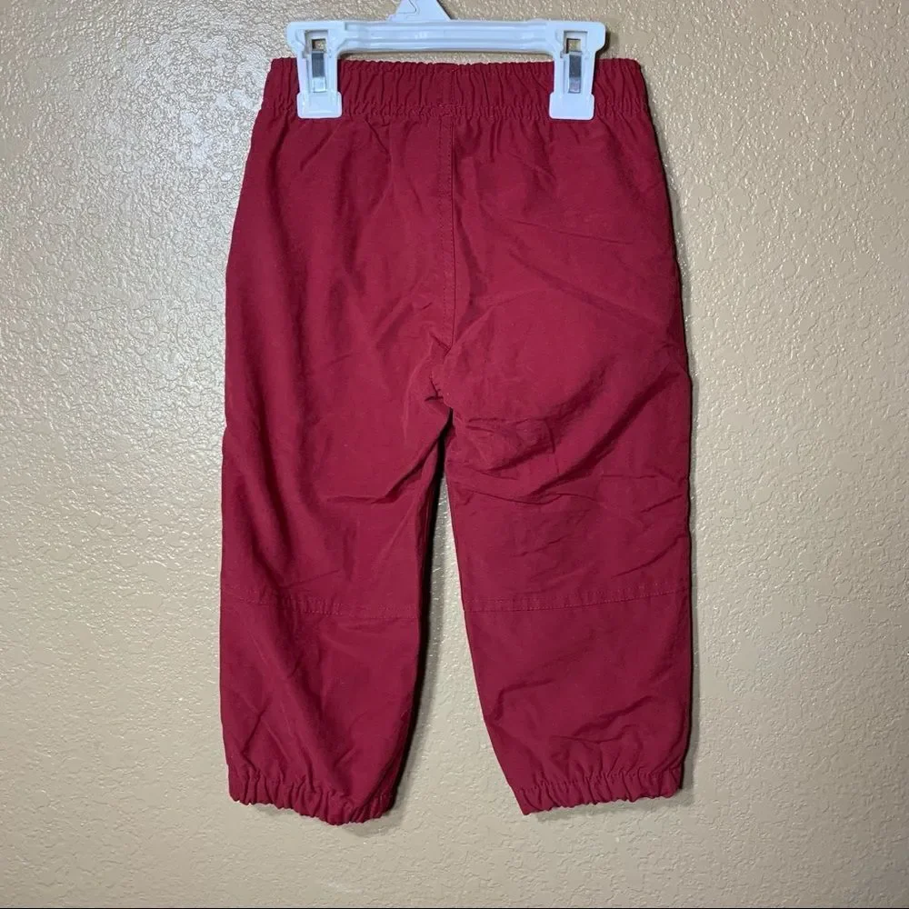 Gymboree toddler boy maroon joggers‎